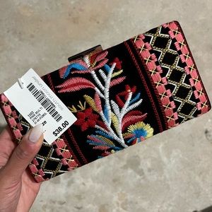South Moon Under colorful clutch - new with tags